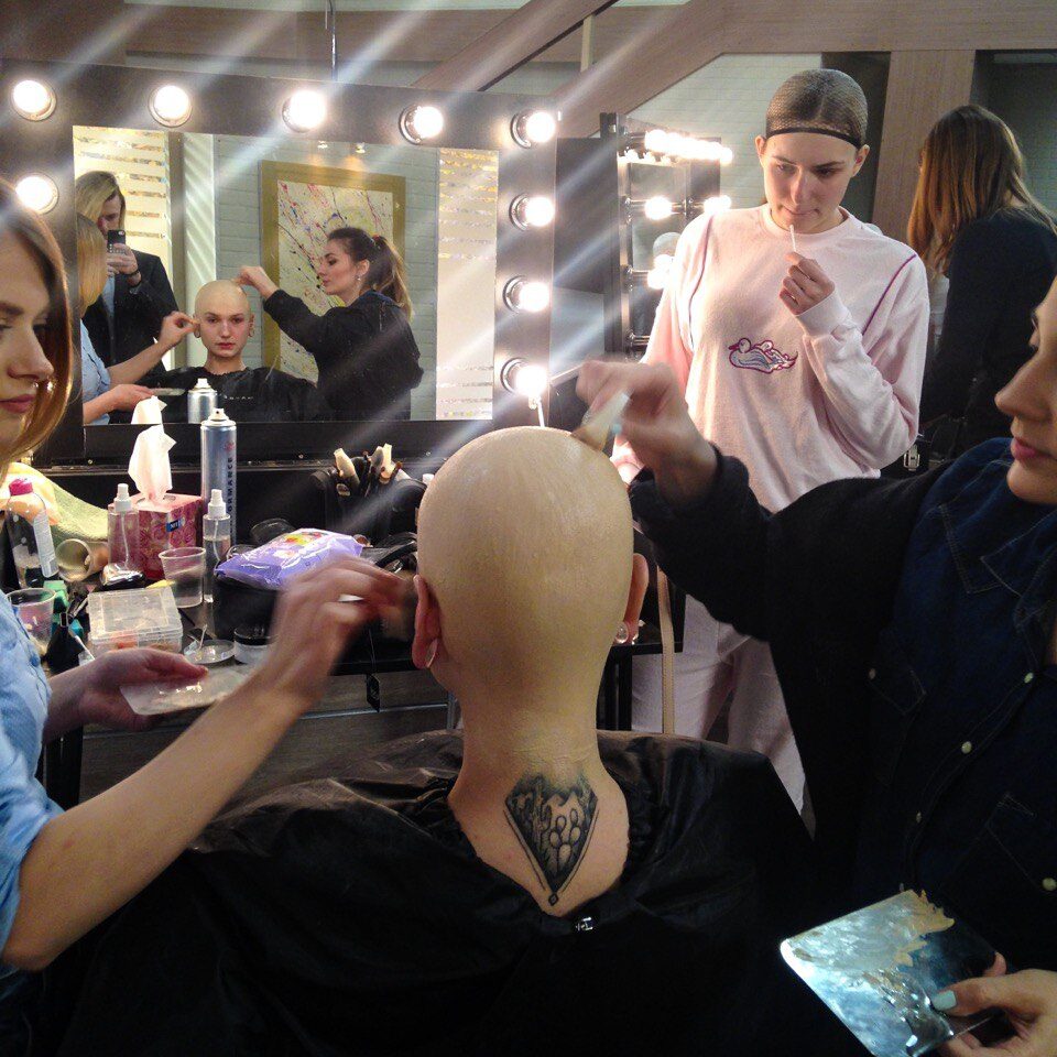 Навчання Гример Як Приклеїти лисину Київ